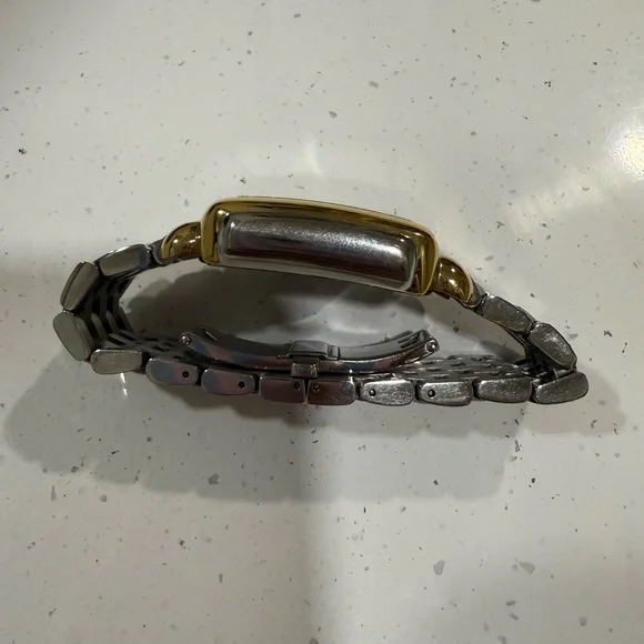 Michele Two-Tone Gold and Silver Watch - Picture 4 of 8